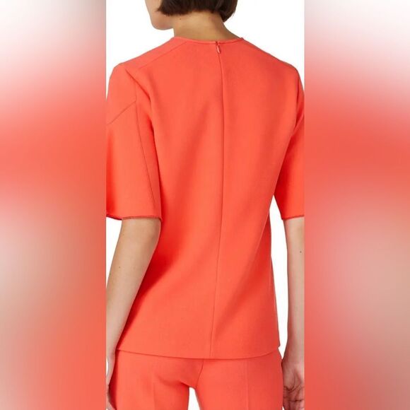 Victoria Victoria Beckham Flounce Hem Sleeve Top US 2 - Picture 3 of 11